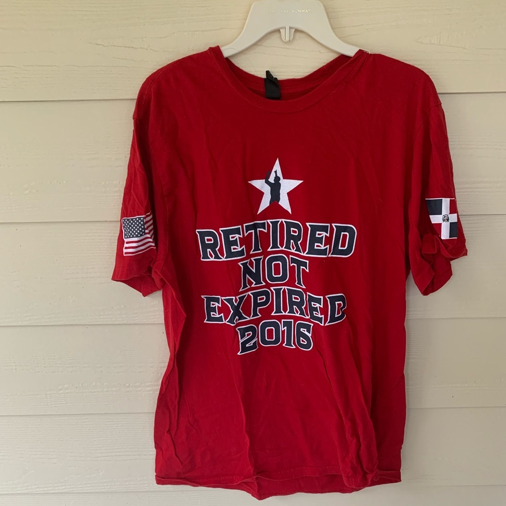 David Ortiz Retirement T-shirt sz xl